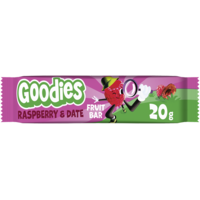Goodies Fruktbar Hallon & Dadlar 20 g