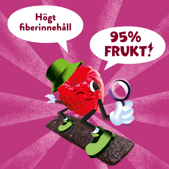 Goodies Fruktbar Hallon & Dadlar 5 x 20 g