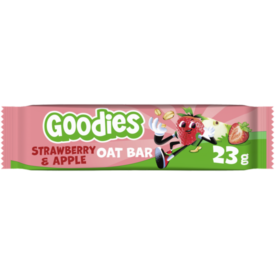 Goodies Havrebar Jordgubb & Äpple 23 g