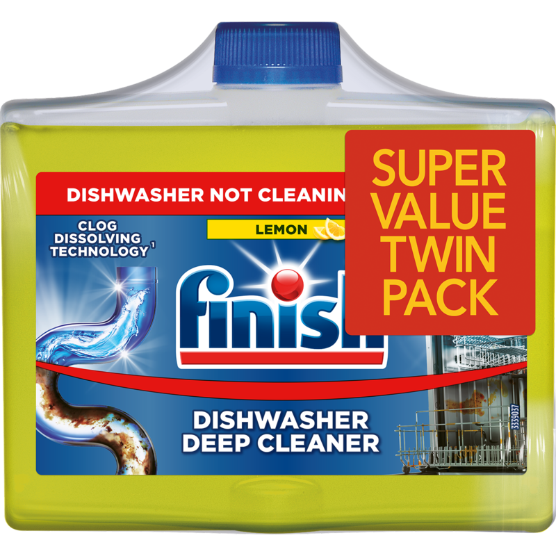 Finish Maskinrengöring Lemon Duo-pack 2 x 250 ml