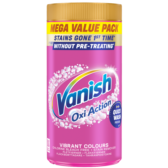 Vanish Pink Laundry Booster Fläckborttagningspulver 2000 g