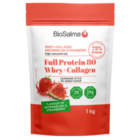 BioSalma Full Protein 80 Whey+Collagen Watermelon Strawberry 1000 g