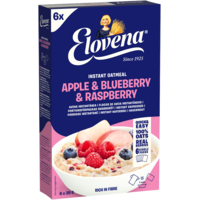 Elovena Havregrynsgröt Äpple/Blåbär/Hallon 210 g