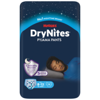 Huggies DryNites Pyjama Pants Boy 8-13 år 30-48 kg 9 st