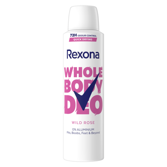 Rexona Whole Body Deo Wild Rose Spray 150 ml