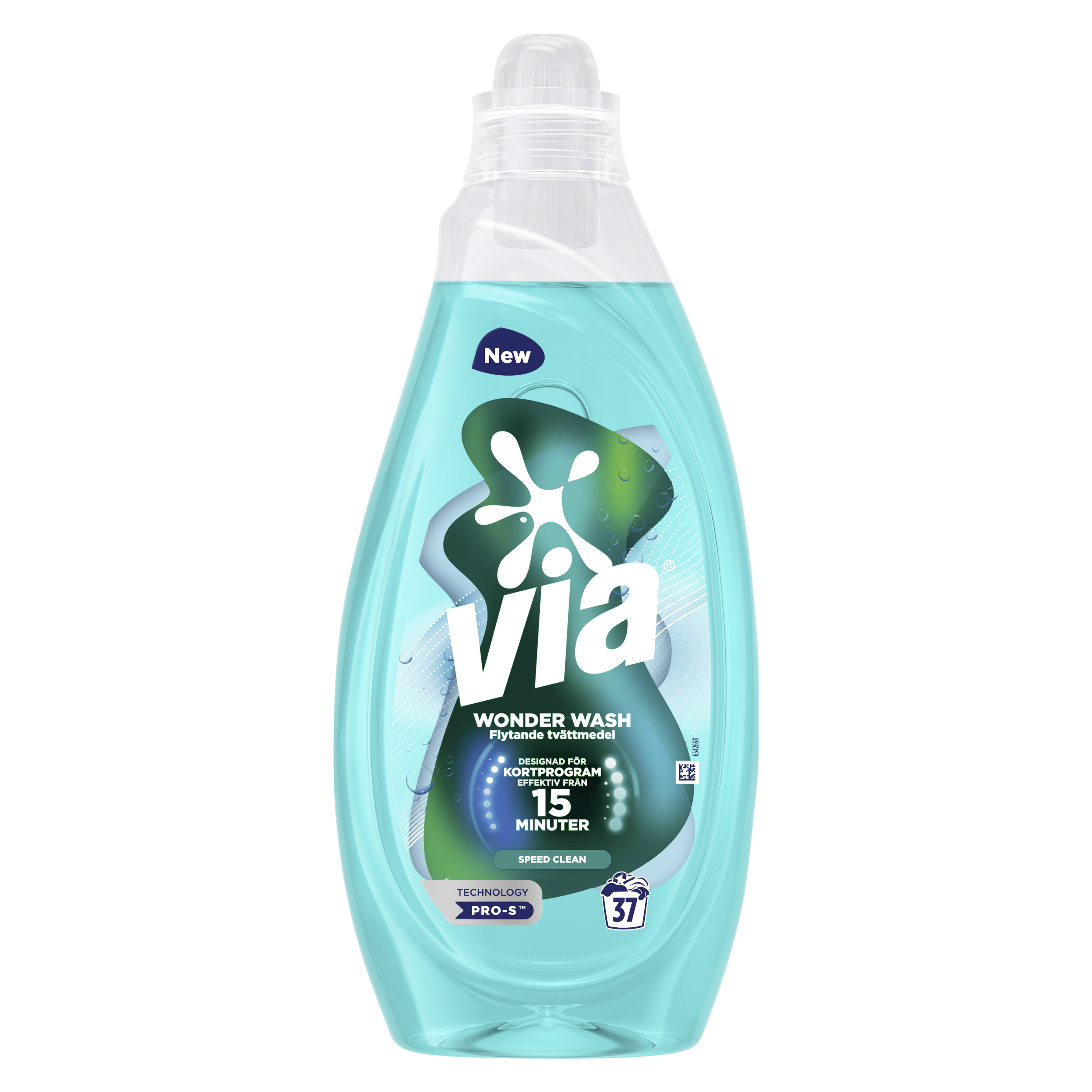 Via Speed Clean Tvättmedel 1480 ml