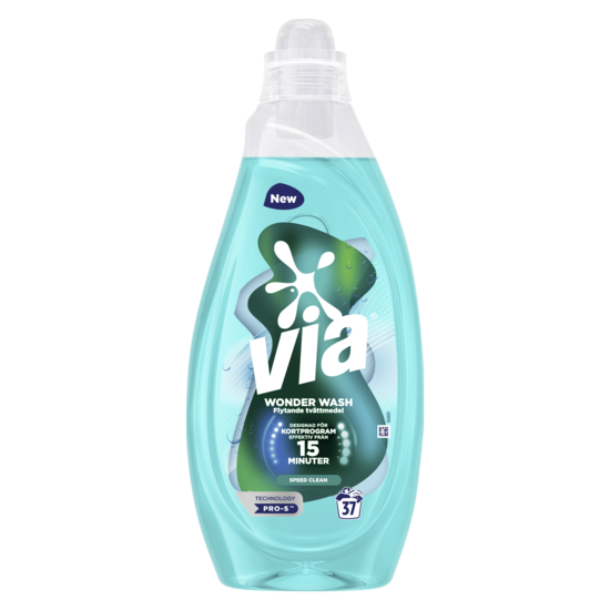 Via Speed Clean Tvättmedel 1480 ml