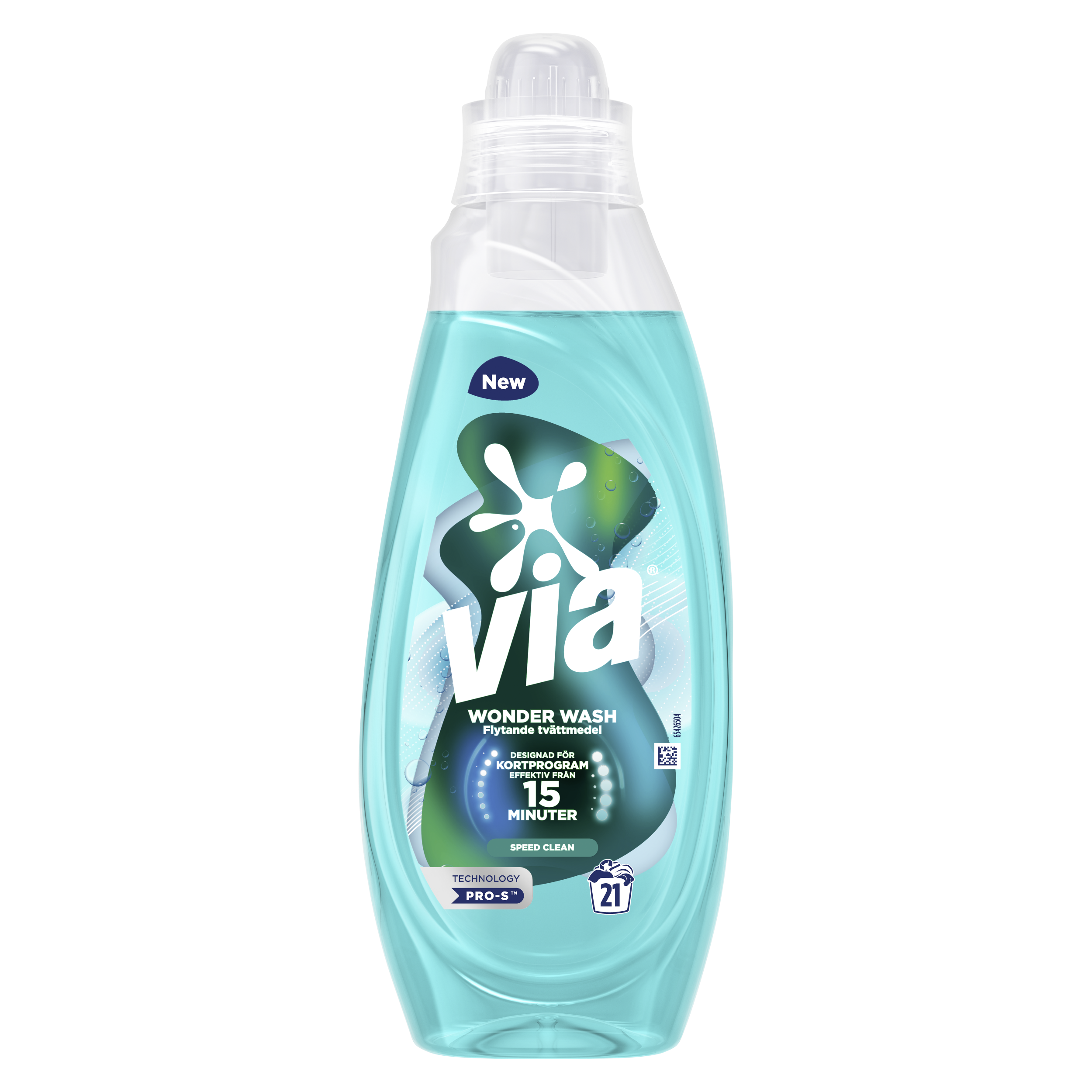 Via Speed Clean Tvättmedel 840 ml