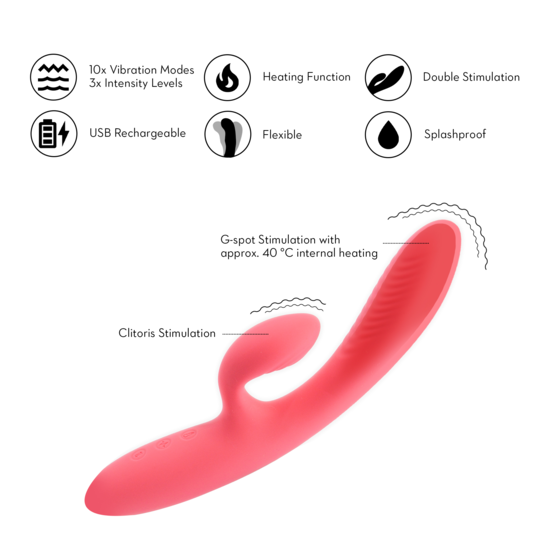 Ladylove Twilight Heating Rabbit Vibrator