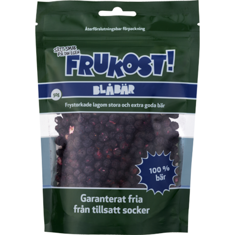 Frukost Frystorkade Blåbär 50 g