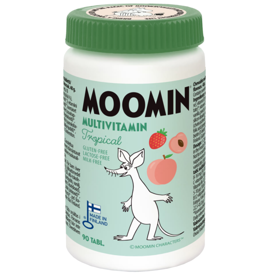 Moomin Multivitamin Tropical 90 tuggtabletter