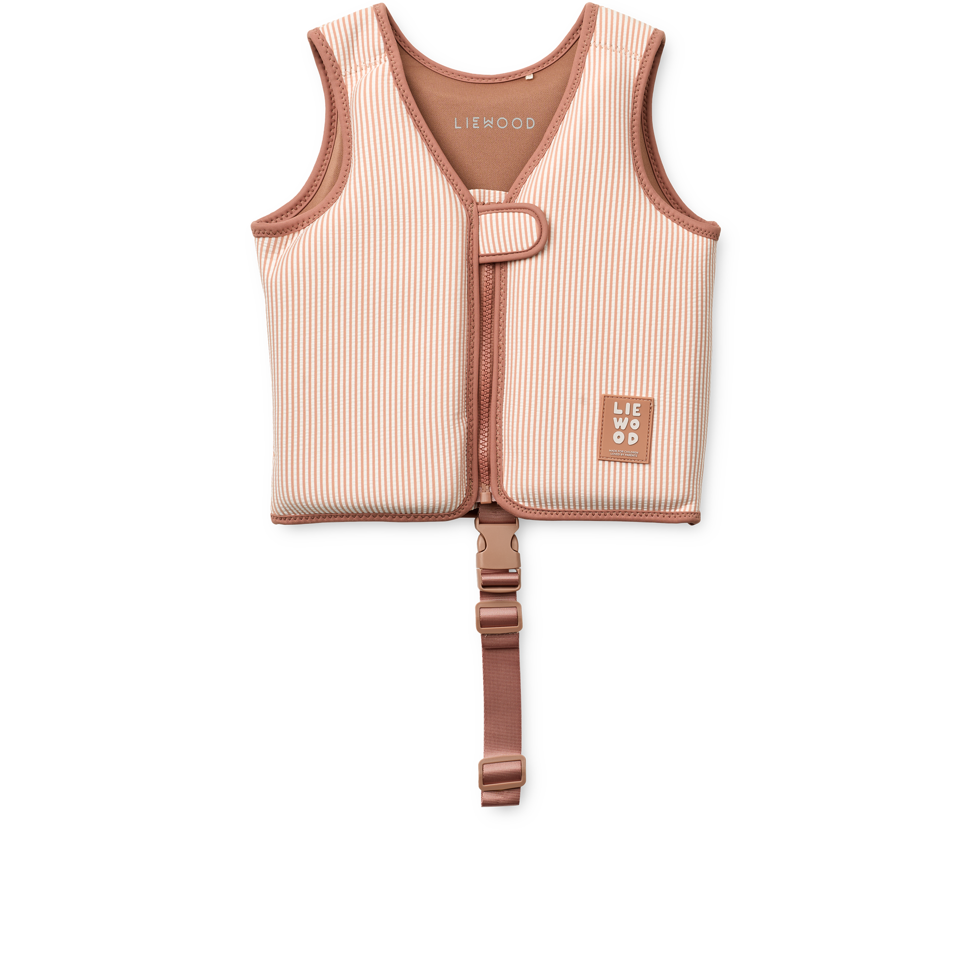 LIEWOOD Dove Badväst Y/D Stripe Pale Tuscany/Creme de la Creme Strl 11-15 kg