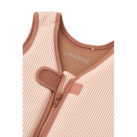 LIEWOOD Dove Badväst Y/D Stripe Pale Tuscany/Creme de la Creme Strl 11-15 kg