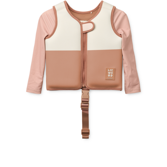 LIEWOOD Dove Badväst med Ärm Tuscany Rose Multi Mix Strl 11-15 kg