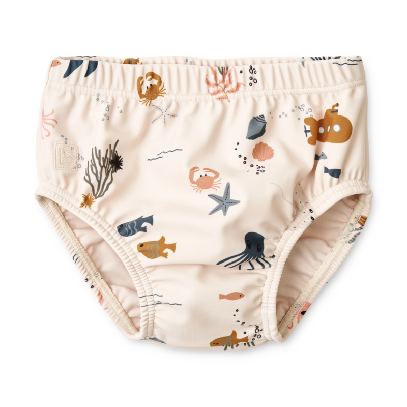 LIEWOOD Anthony Baby Badbyxor Sea Creature/Sandy Strl 56 babyprodukt