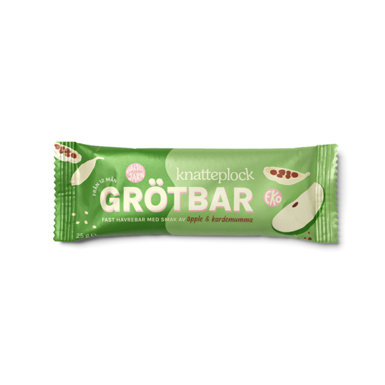 Knatteplock Grötbar Äpple & Kardemumma 25 g