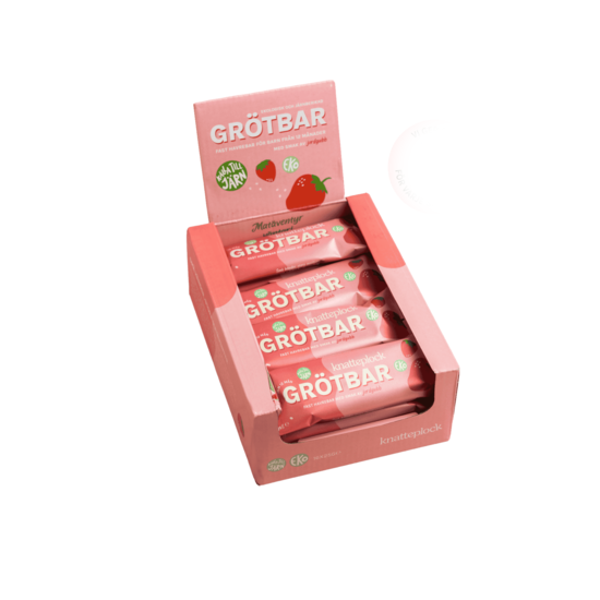 Knatteplock Grötbar Jordgubb 25 g x 16 st