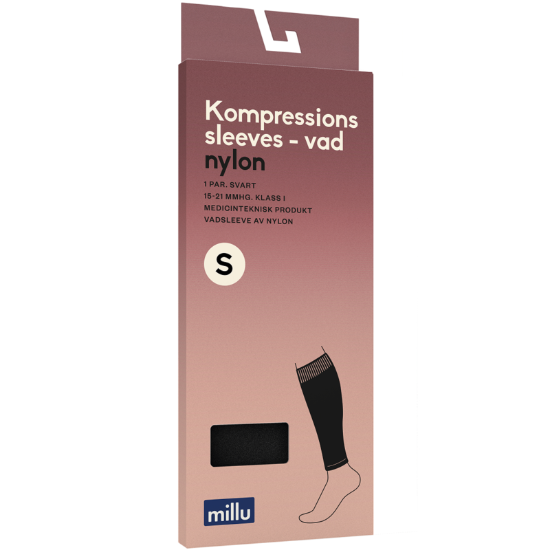 Millu Kompressionssleeves Vad Nylon S 1 par