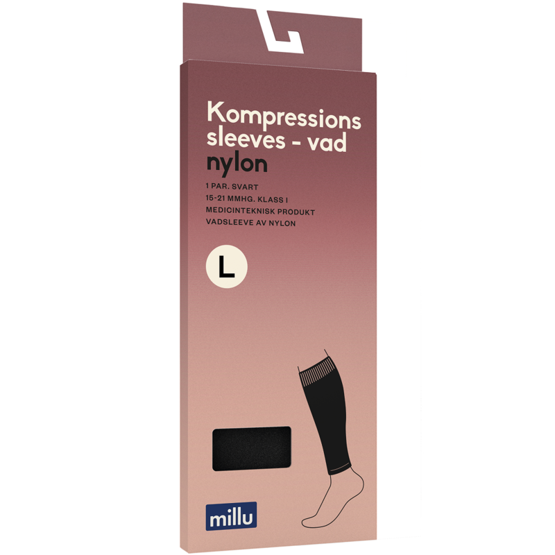 Millu Kompressionssleeves Vad Nylon L 1 par