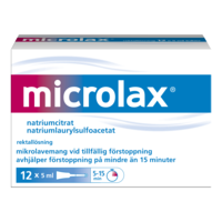 Microlax mikrolavemang 12 x 5 ml