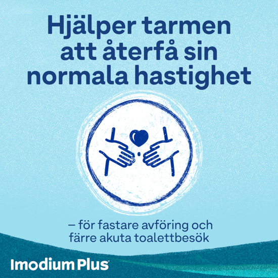 Imodium Plus tablett 2 mg/125 mg, 12 st