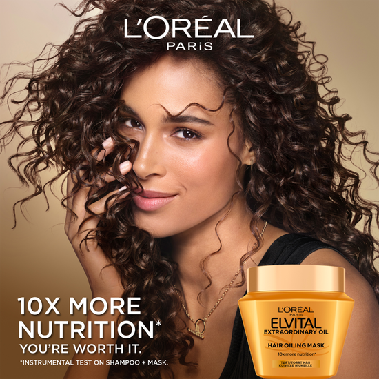 L'Oréal Paris Elvital Extraordinary Oil Hårinpackning för färgat hår 300 ml
