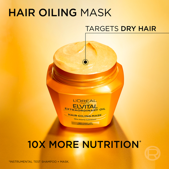 L'Oréal Paris Elvital Extraordinary Oil Hårinpackning för färgat hår 300 ml
