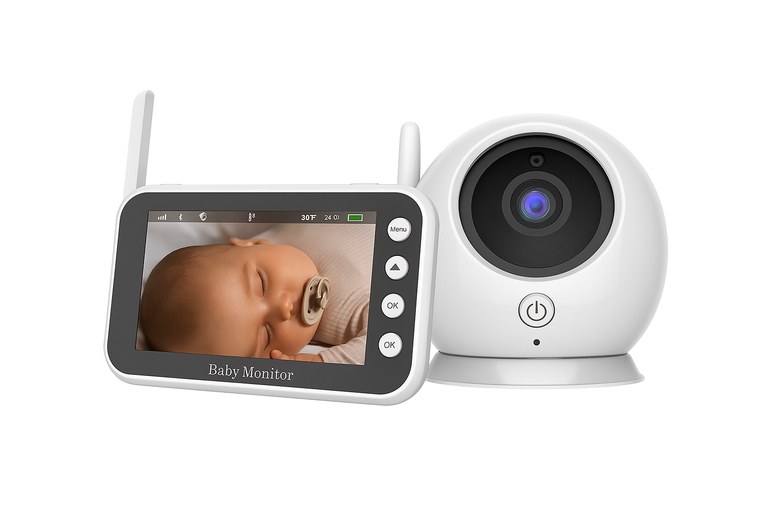 Luna Bambini Babymonitor 4.3" färgskärm