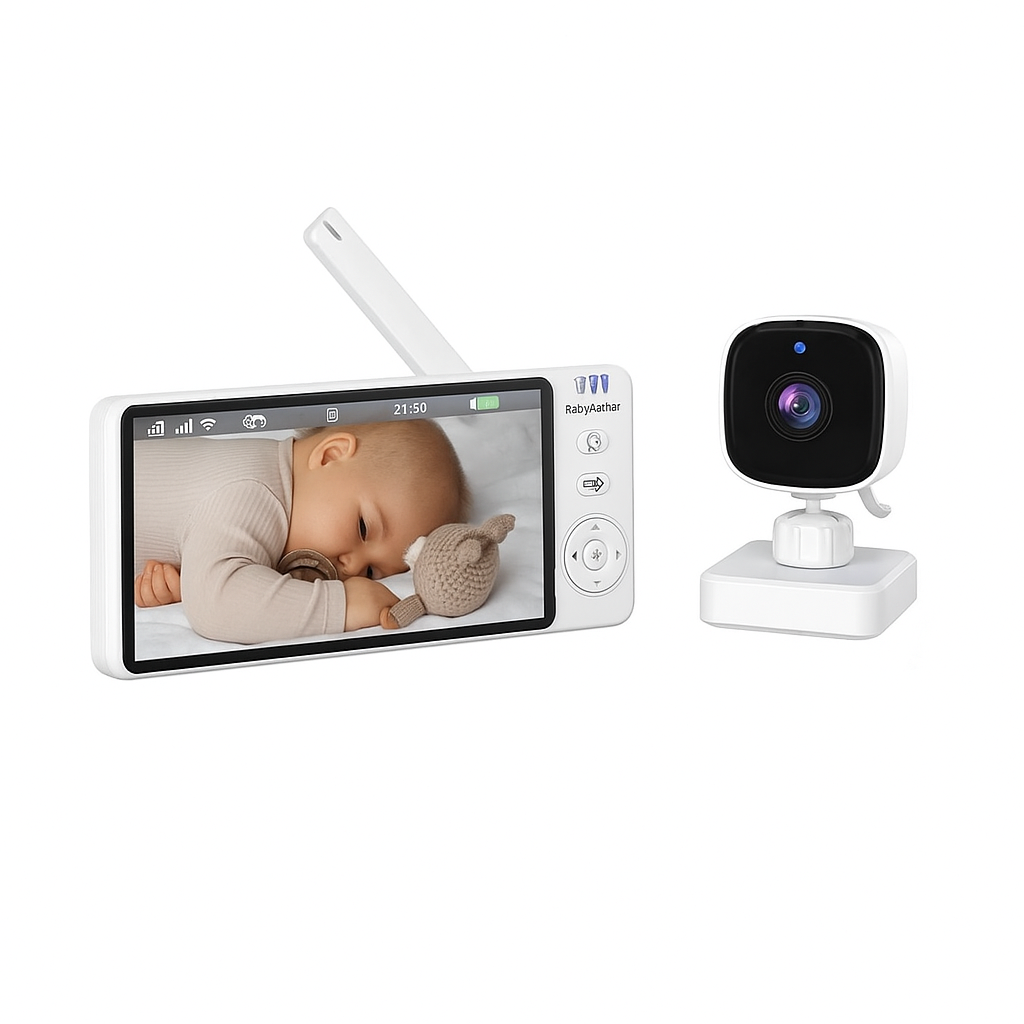Luna Bambini Babymonitor Pro 5.0" Home & Travel