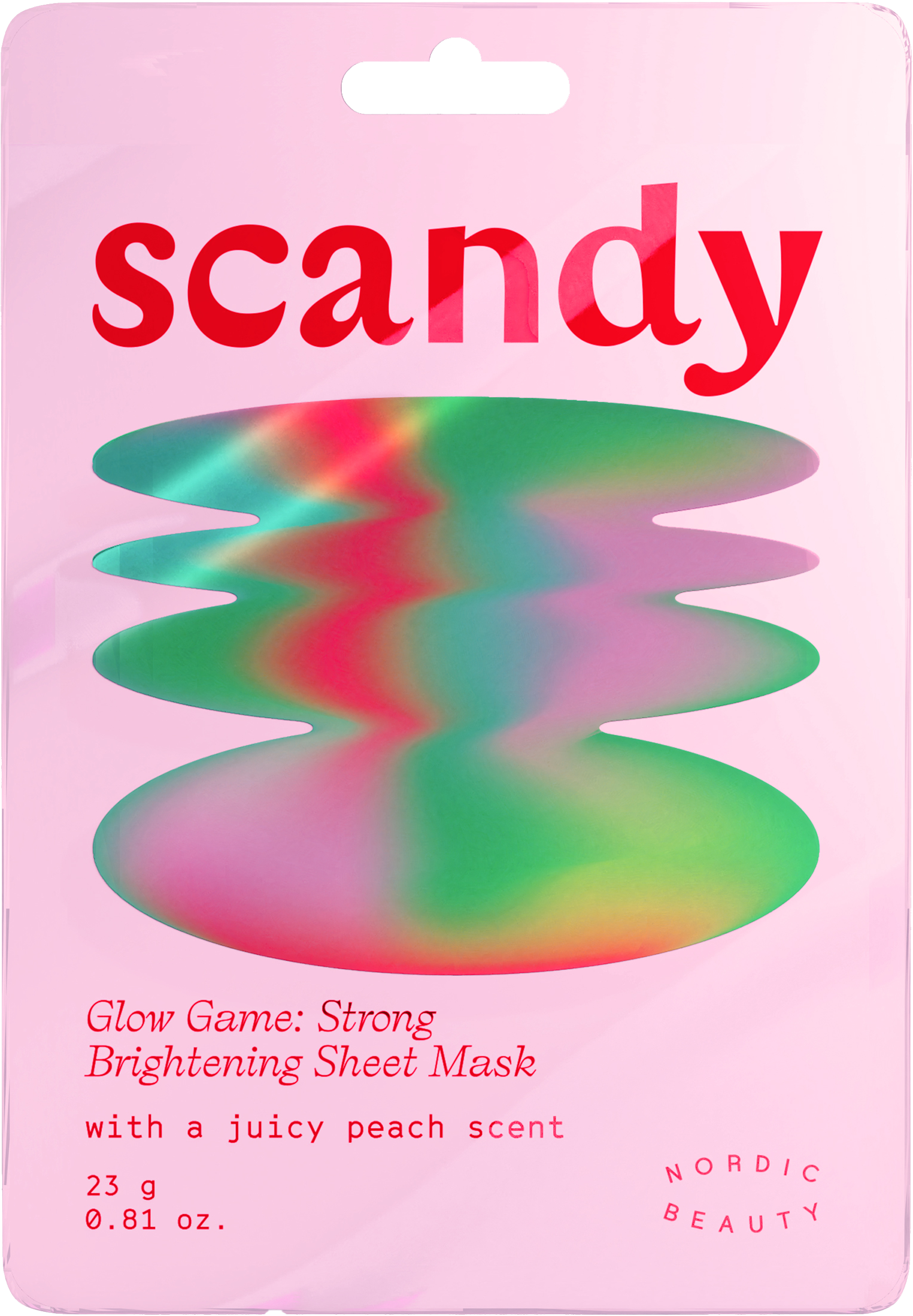 Scandy Glow Game: Strong Brightening Sheet Mask 23 g