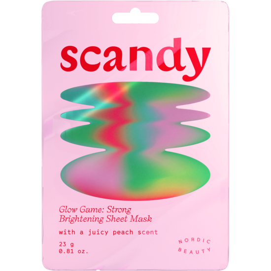 Scandy Glow Game: Strong Brightening Sheet Mask 23 g
