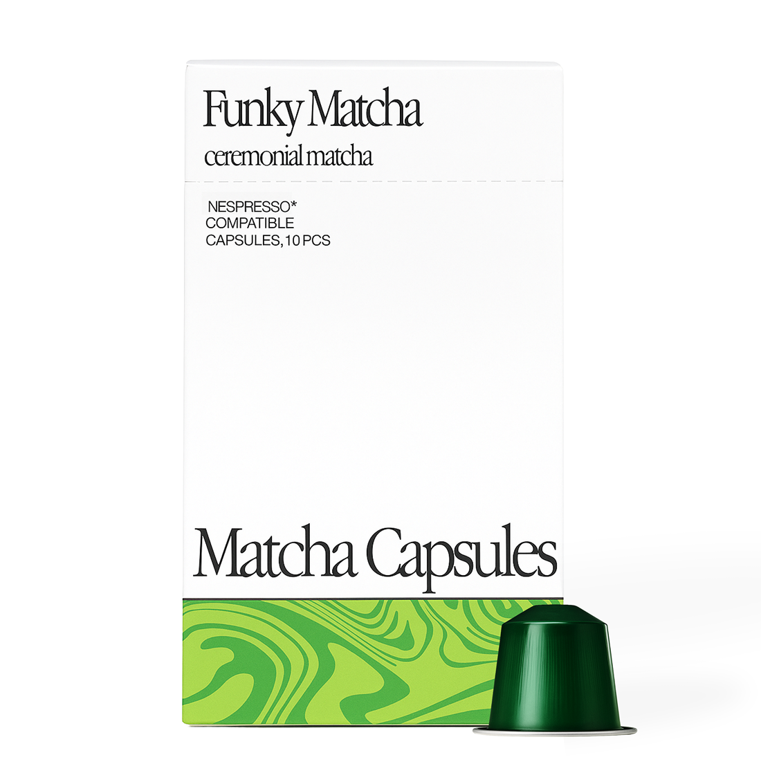 Funky Matcha Ceremoniella Matcha kapslar (Nespresso-kompatibla) 10 st