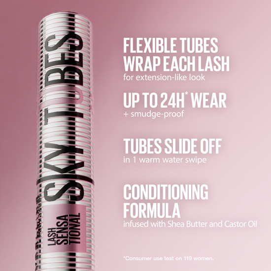 Maybelline New York Lash Sensational Sky Tubes Mascara Black 7,2 ml