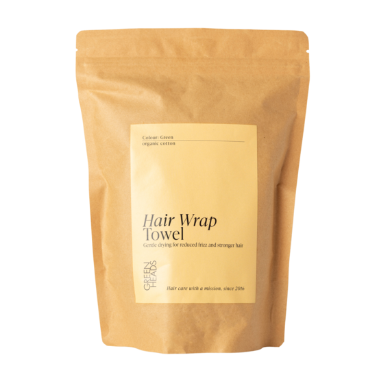Green Heads Hair Towel Wrap