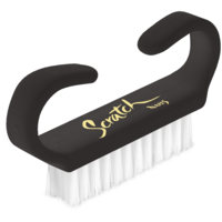 Scratch Nail Brush Mini Svart