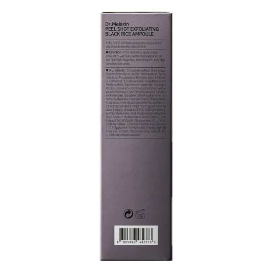 Dr.Melaxin Peel Shot Exfoliating Black Rice Ampoule 80 ml
