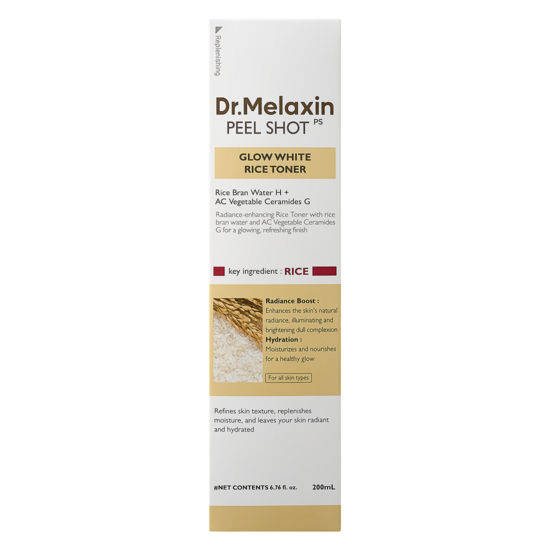 Dr.Melaxin Peel Shot Glow White Rice Toner 200 ml