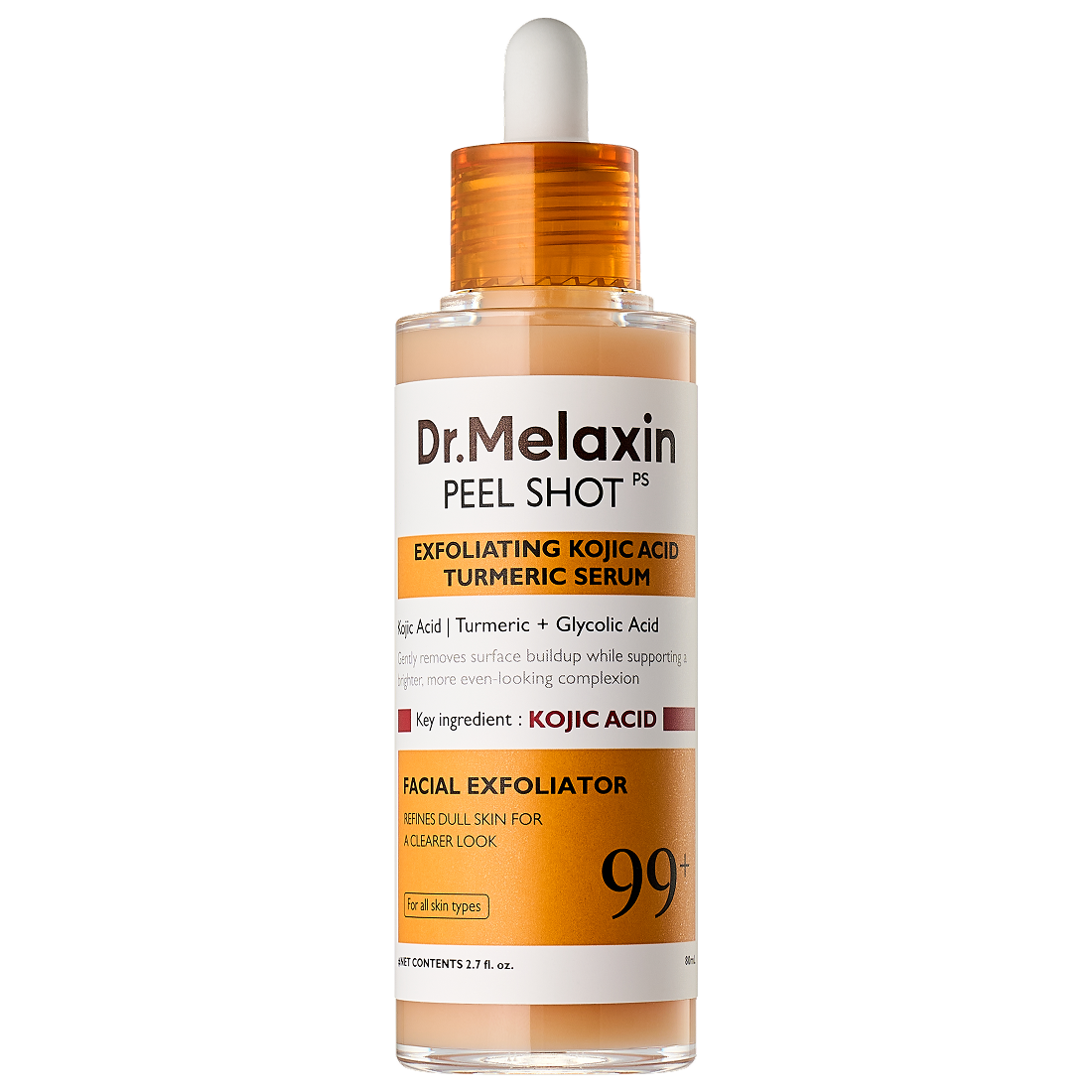 Dr.Melaxin Peel Shot Exfoliating Kojic Acid Turmeric Serum 80 ml