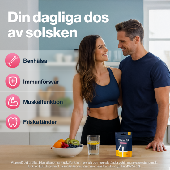 4HIM&HER Vitamin D3 50 µg/2000IU 365 tabletter