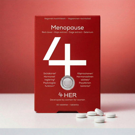 4HER Menopause 60 tabletter – Utvecklad för kvinnor 45+