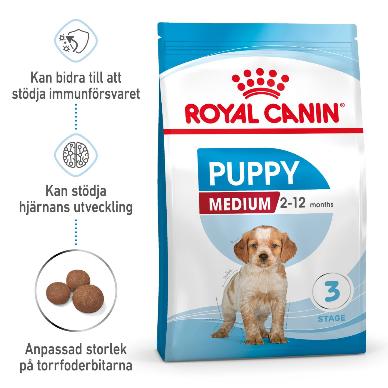 Royal Canin Medium Puppy Torrfoder för Hundvalp 10 kg