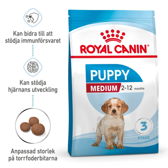 Royal Canin Medium Puppy Torrfoder för Hundvalp 10 kg