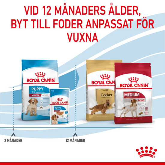 Royal Canin Medium Puppy Torrfoder för Hundvalp 4 kg