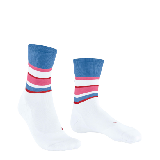 FALKE RU4 Endurance Compression Socks Woman White Stripes 35-36