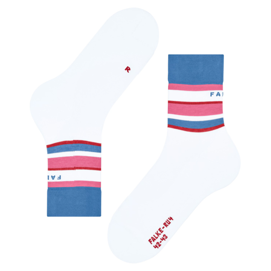 FALKE RU4 Endurance Compression Socks Woman White Stripes 35-36