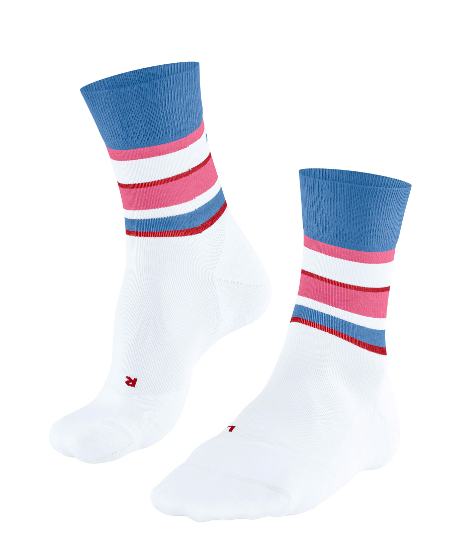 FALKE RU4 Endurance Compression Socks Woman White Stripes 39-40