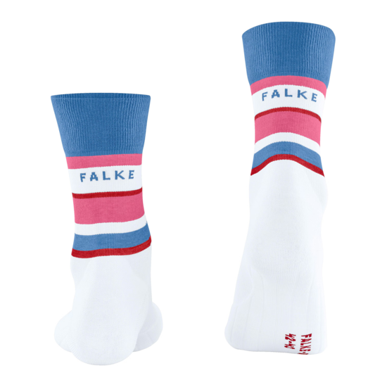 FALKE RU4 Endurance Compression Socks Woman White Stripes 39-40