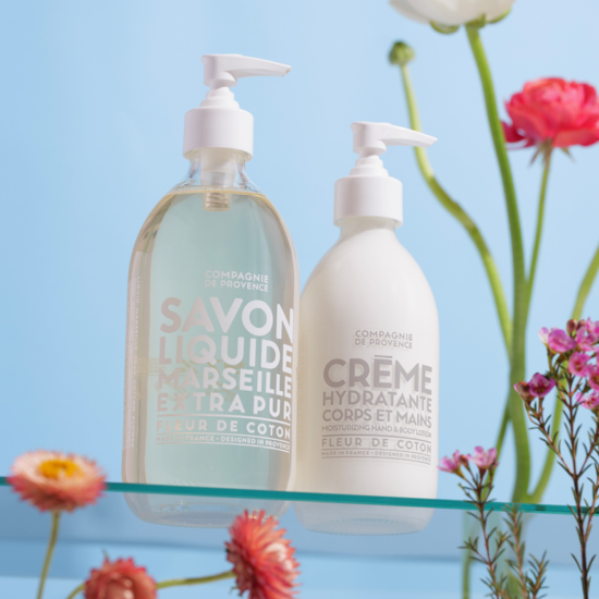 Compagnie De Provence Moisturizing Hand & Body Lotion Cotton Flower 300 ml