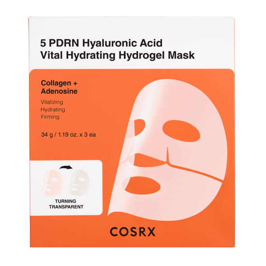 COSRX 5 PDRN Hyaluronic Acid Vital Hydrating Hydrogel Mask 3 st