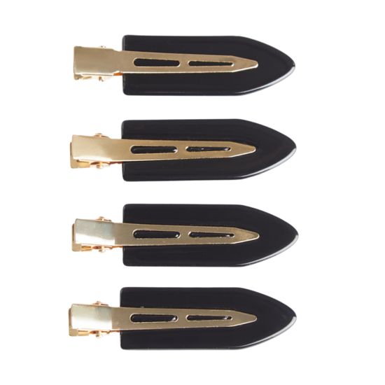 Rapunzel of Sweden Creaseless Clips Black 4 st